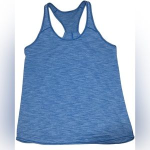 Lululemon Essential Tank-Heathered Jet Stream- 12